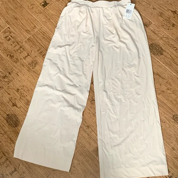 Leze The Label Cream Wide Leg Pants - Picture 1 of 2